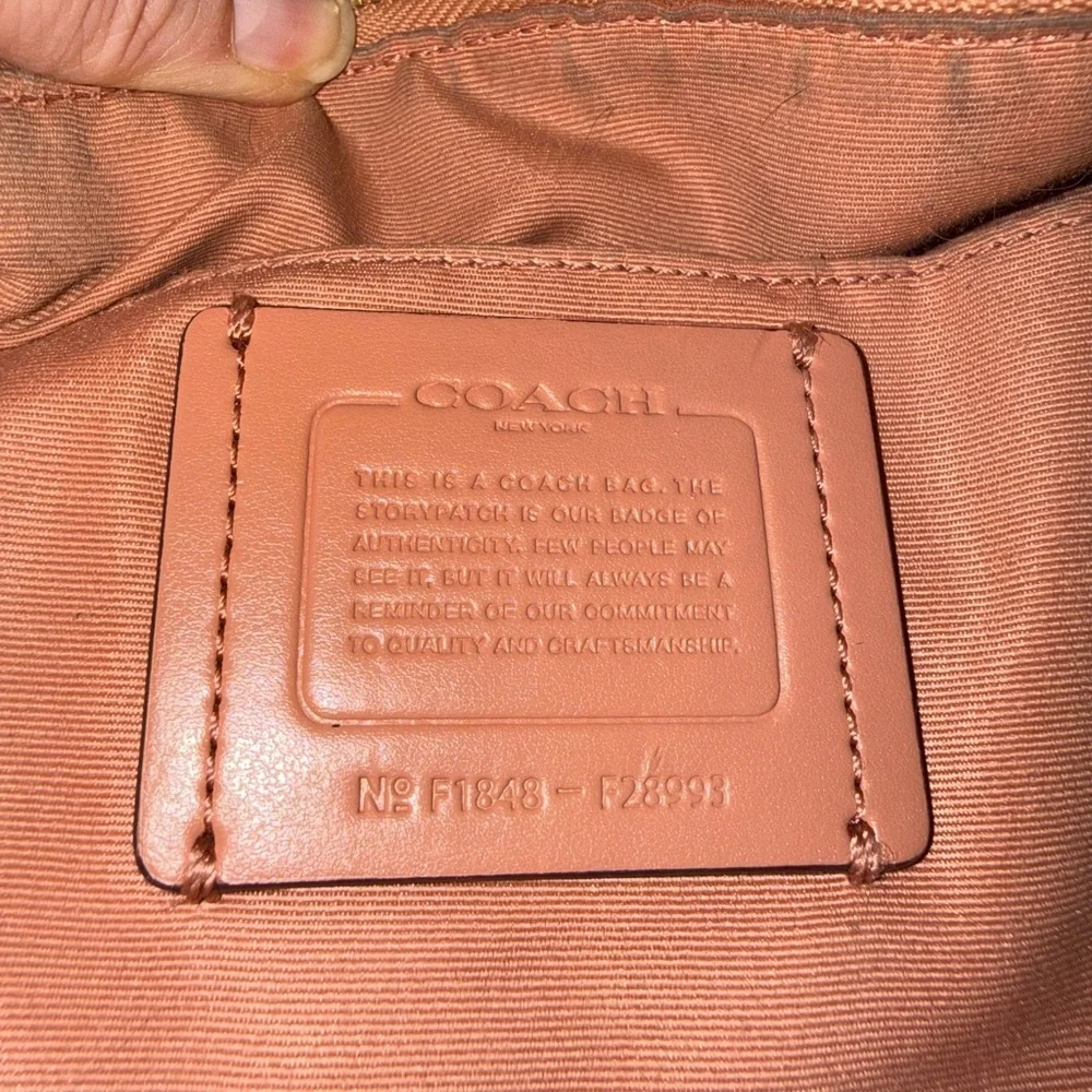 Coach Blush Leather Shoulder Bag - Picture 10 of 13